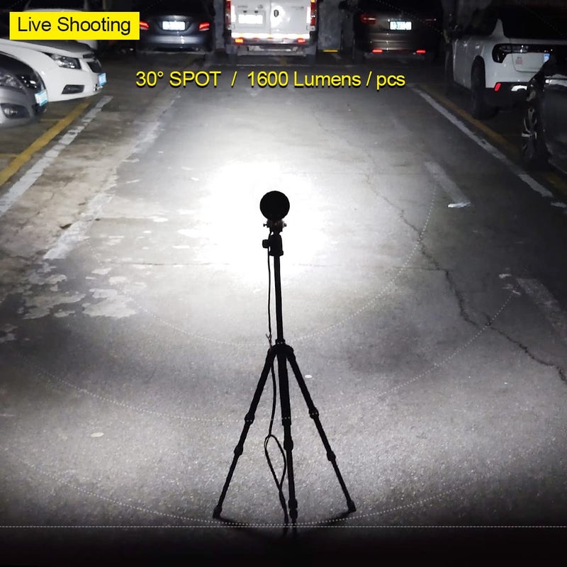 EXZEIT 3.5'' Led Fog Light for Truck, 30Â° Spot Light Pods for Truck ATV UTV, Spot Auxiliary Light for Driving, 12V/ 24V - Image 2